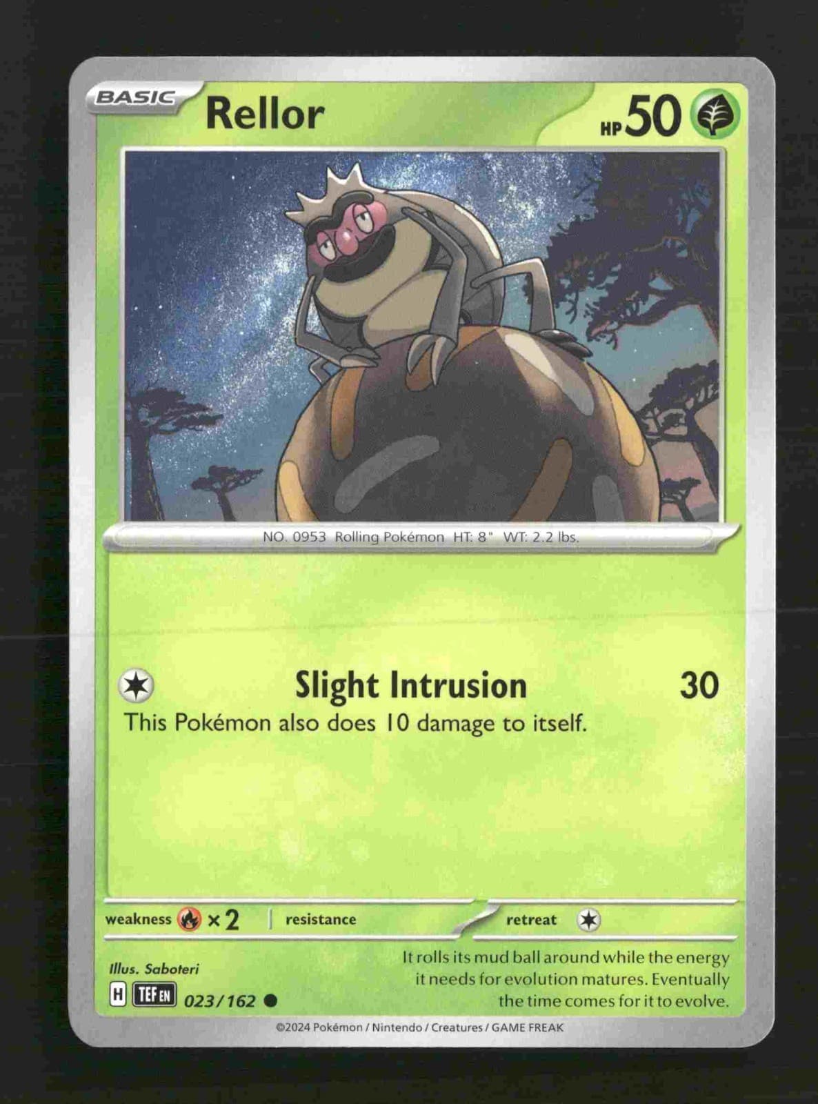 2024 Pokemon Temporal Forces #023/162 - Rellor