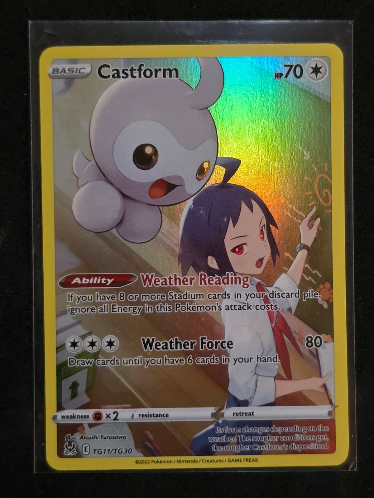 Pokemon Lost Origin Castform TG11/TG30 Trainer Gallery