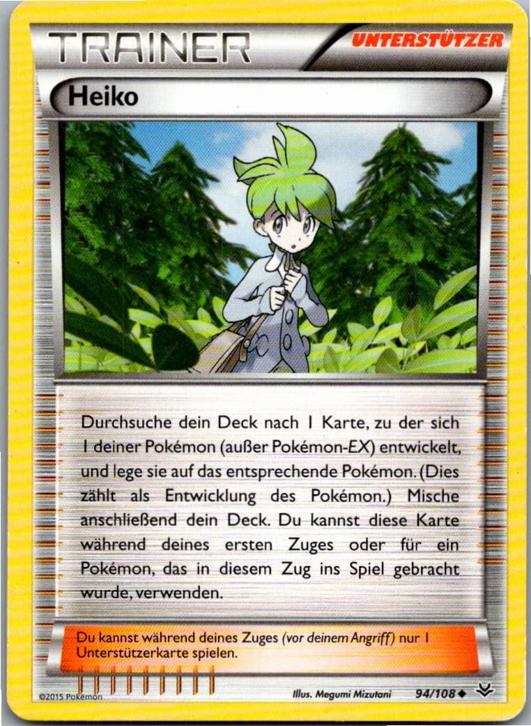 Pokemon Heiko 94/108 Drachenleuchten Deutsch