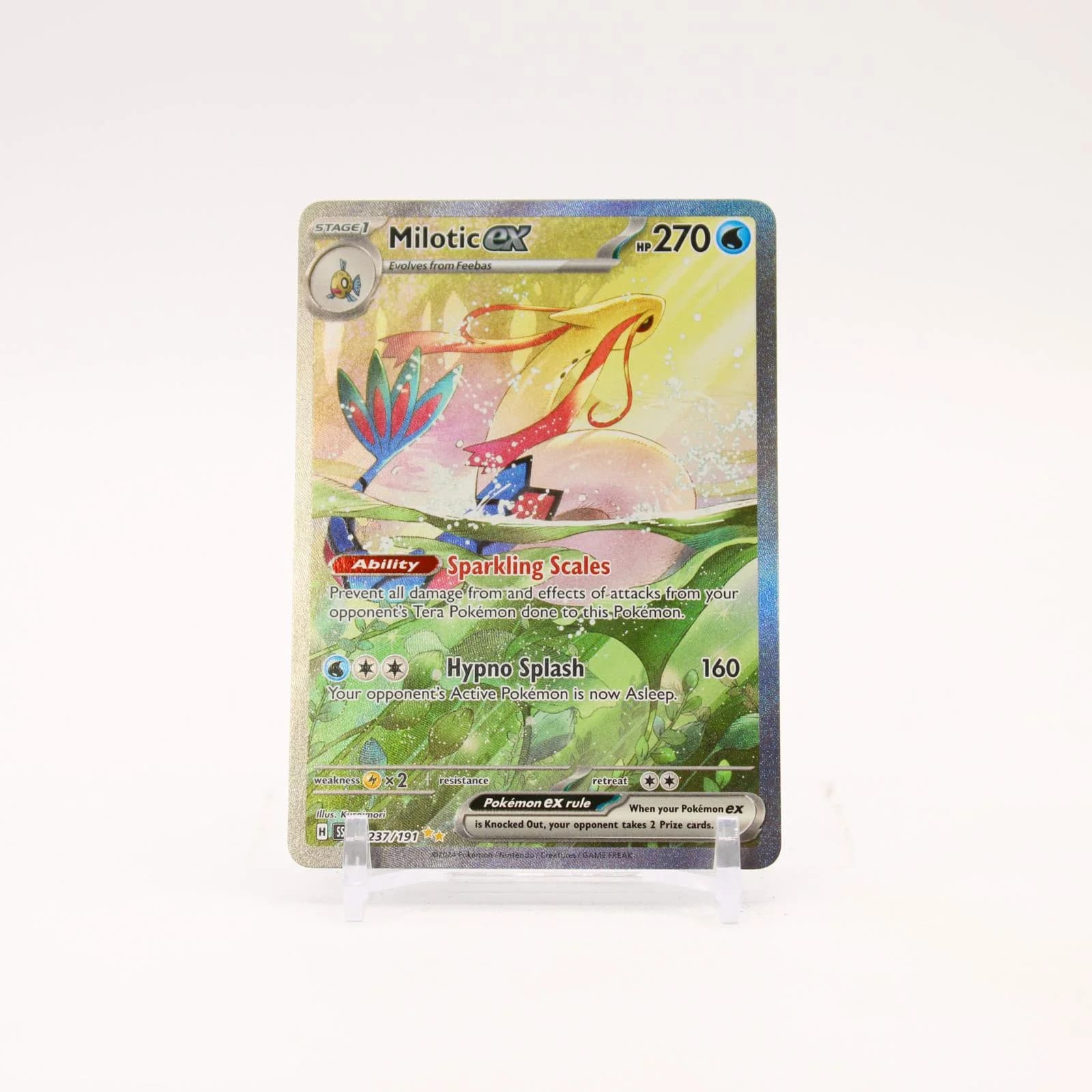 Milotic ex - 237/191 Surging Sparks Holo Special Illustration Pokemon - NM