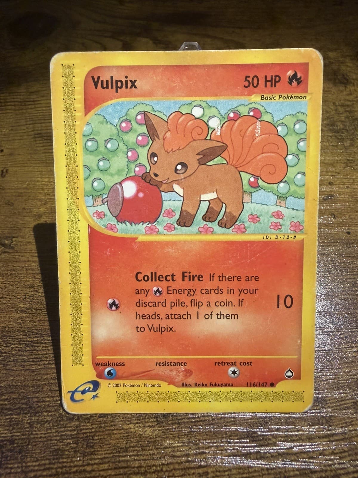 Vulpix 116/147 - Pokemon Aquapolis - Common - MP-HP