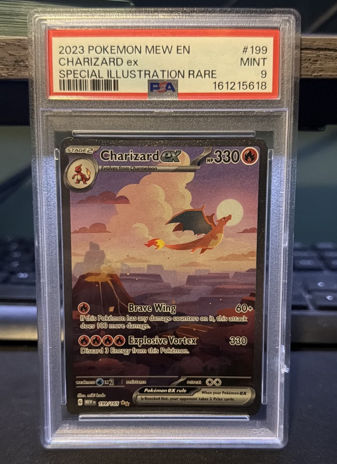 PSA 9 Charizard ex 199/165 Scarlet & Violet 151 🚨Available For 2 Weeks Only!