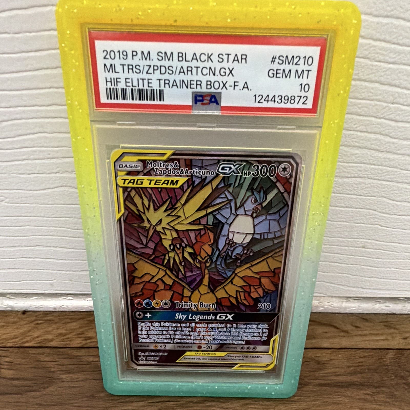 The Pokémon Company Moltres & Zapdos & Articuno GX SM210 Promo Holo PSA 10
