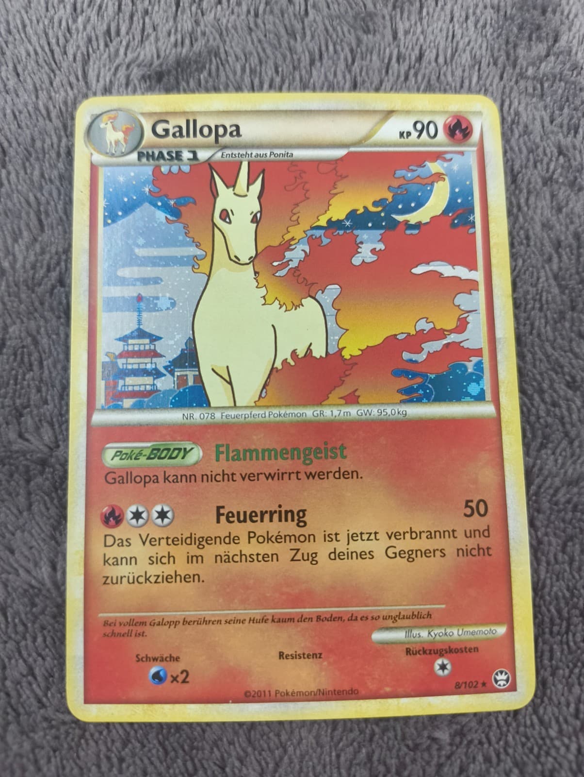 Gallopa 8/102 Triumph Holo Excellent