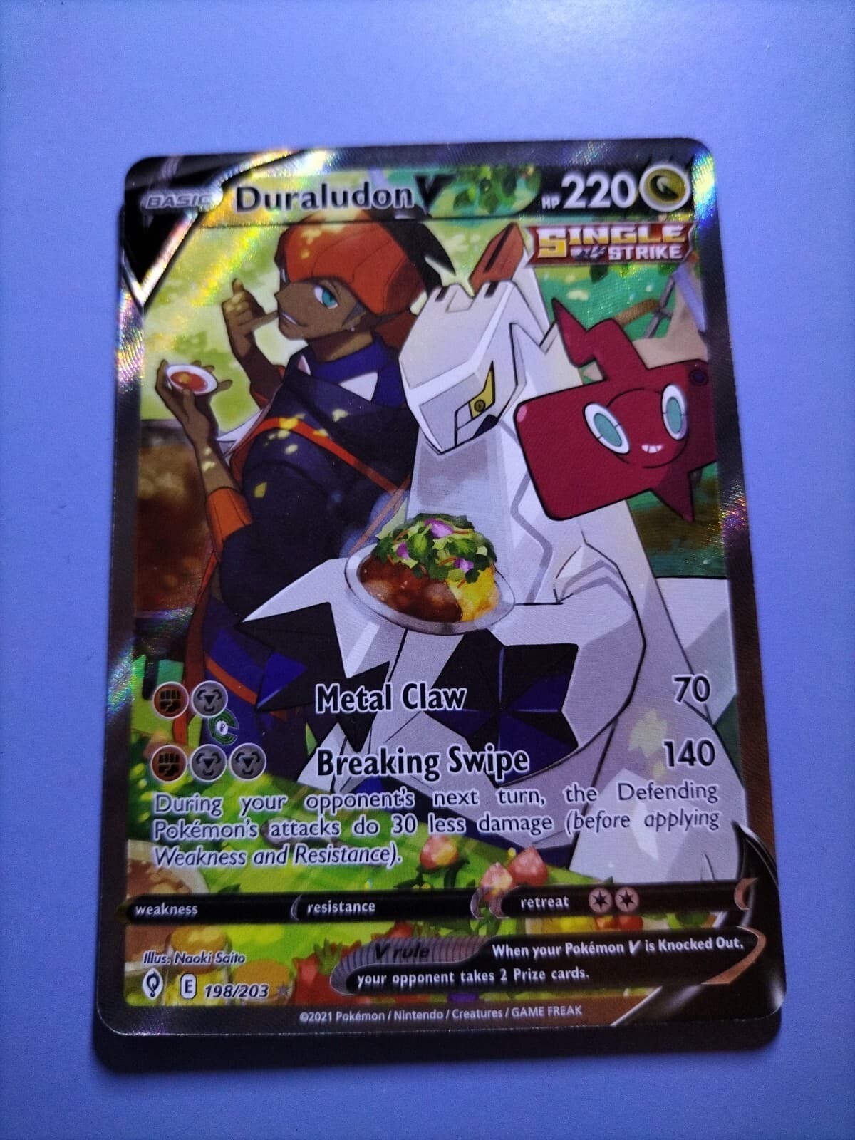 Carta Pokemon Duraludon V Alternative Evoluzioni Eteree 198/203 - Near Mint ENG
