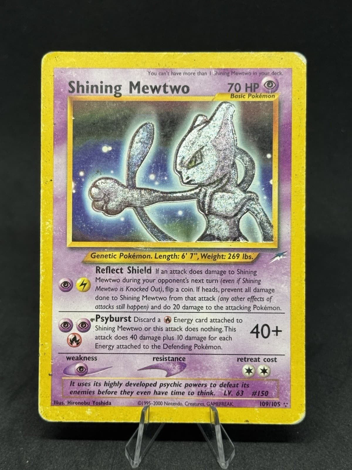 Shining Mewtwo 109/105 Neo Destiny Holo