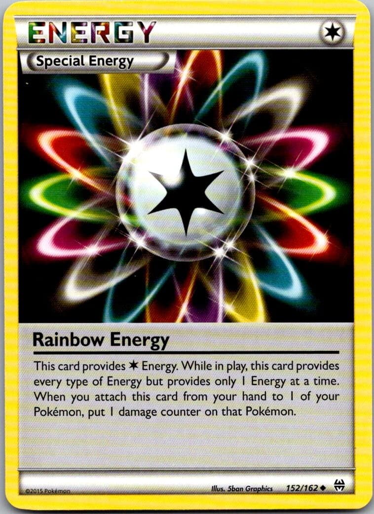Rainbow Energy 152/162 BKT XY - BREAKthrough NM Pokemon
