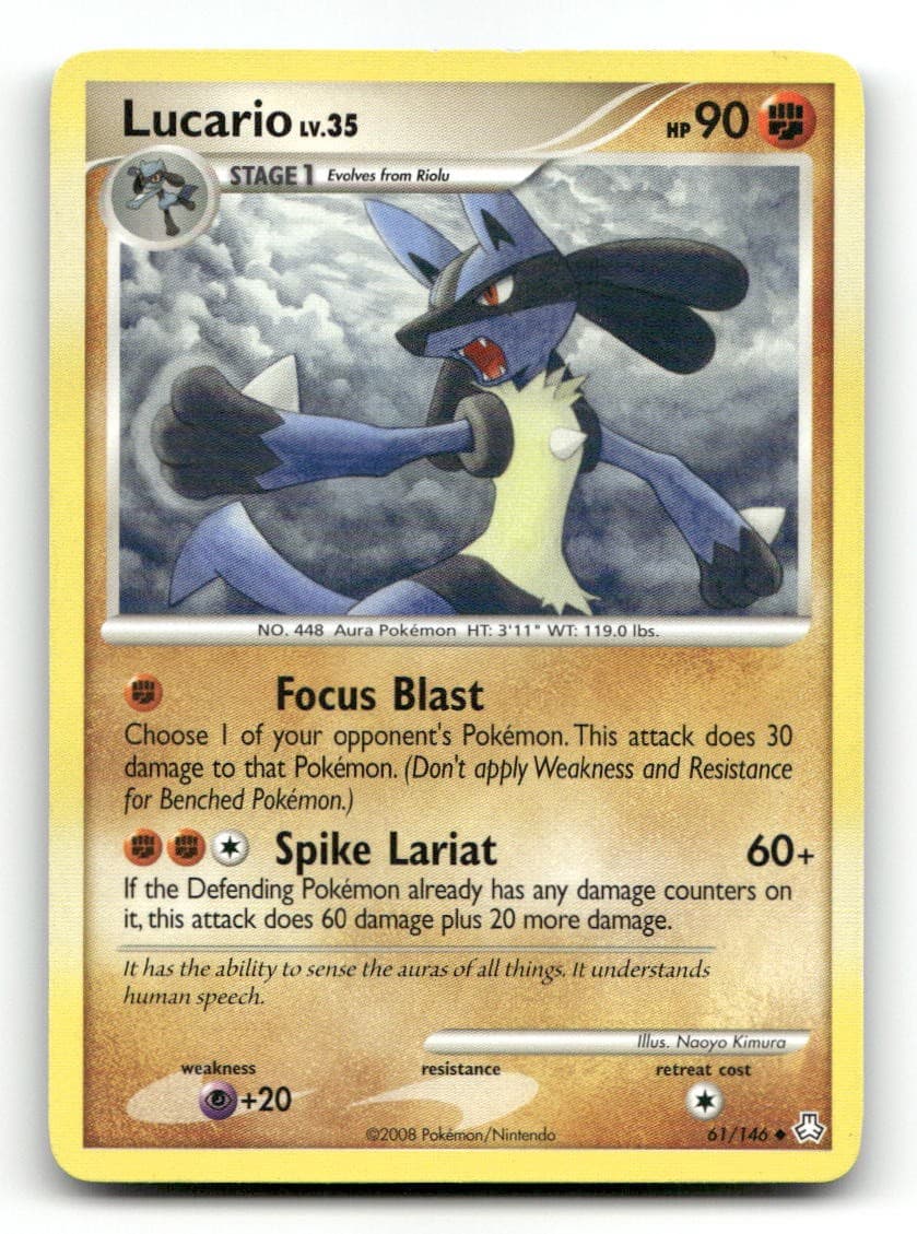 Lucario 61/146 Uncommon Legends Awakened Pokemon LP