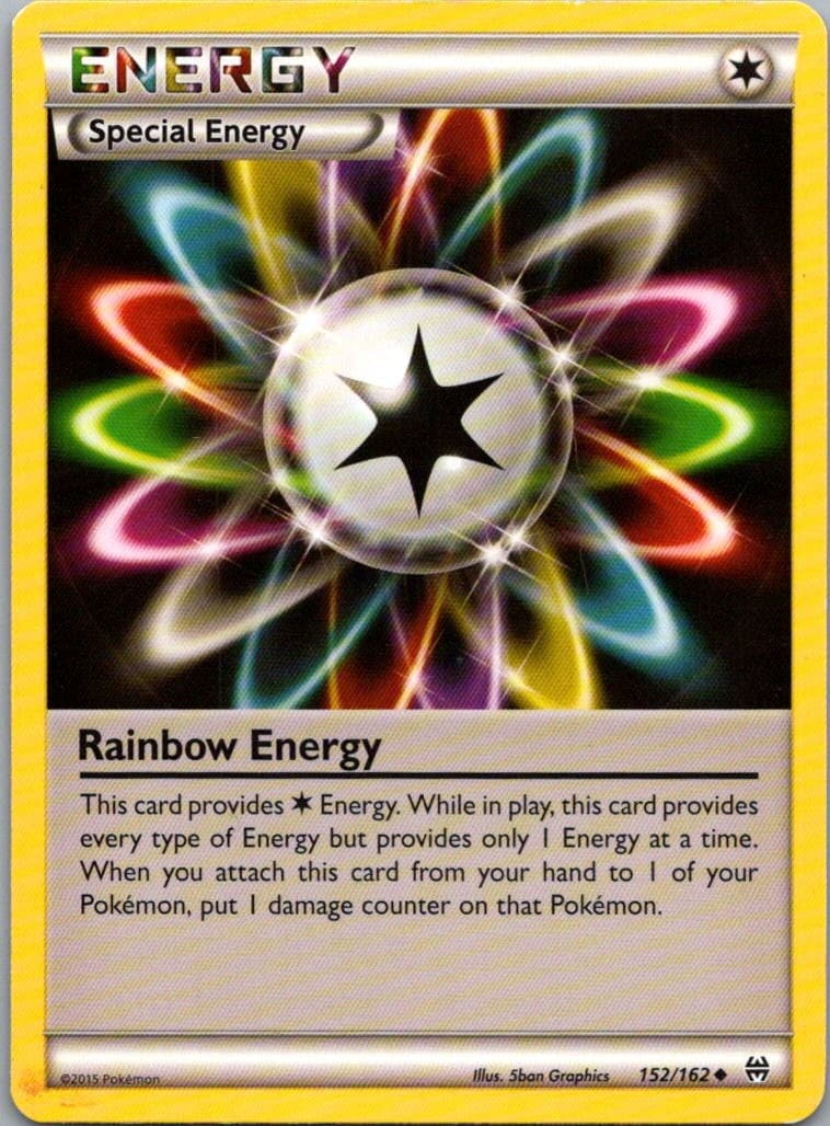 Pokemon TCG Rainbow Energy 152/162 BREAKthrough NM