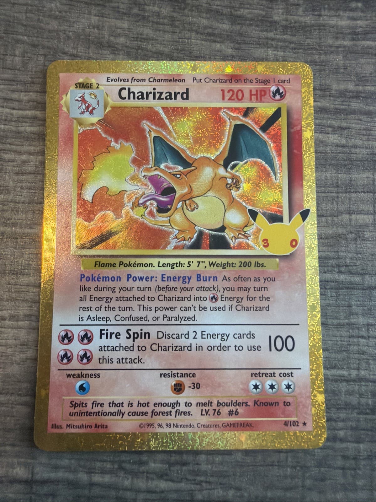 Pokemon Charizard ME: 30th Celebration Classic Collection 4/102
