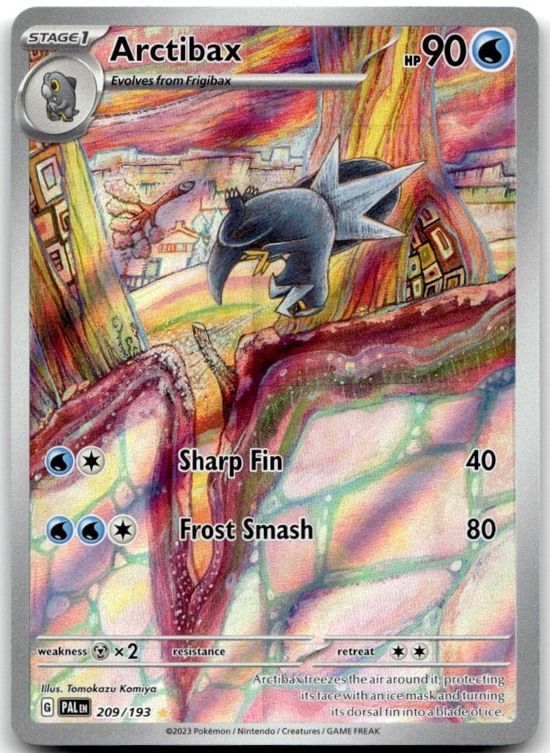 Arctibax Holo Illustration Rare SV02: Paldea Evolved 209/193 NM