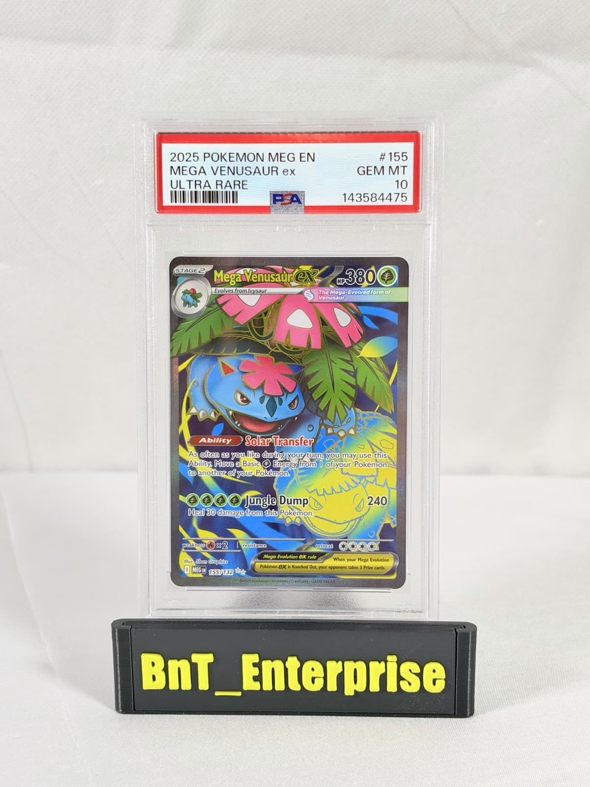 Mega Venusaur ex Pokemon Mega Evolution 155/132 Ultra Rare PSA 10