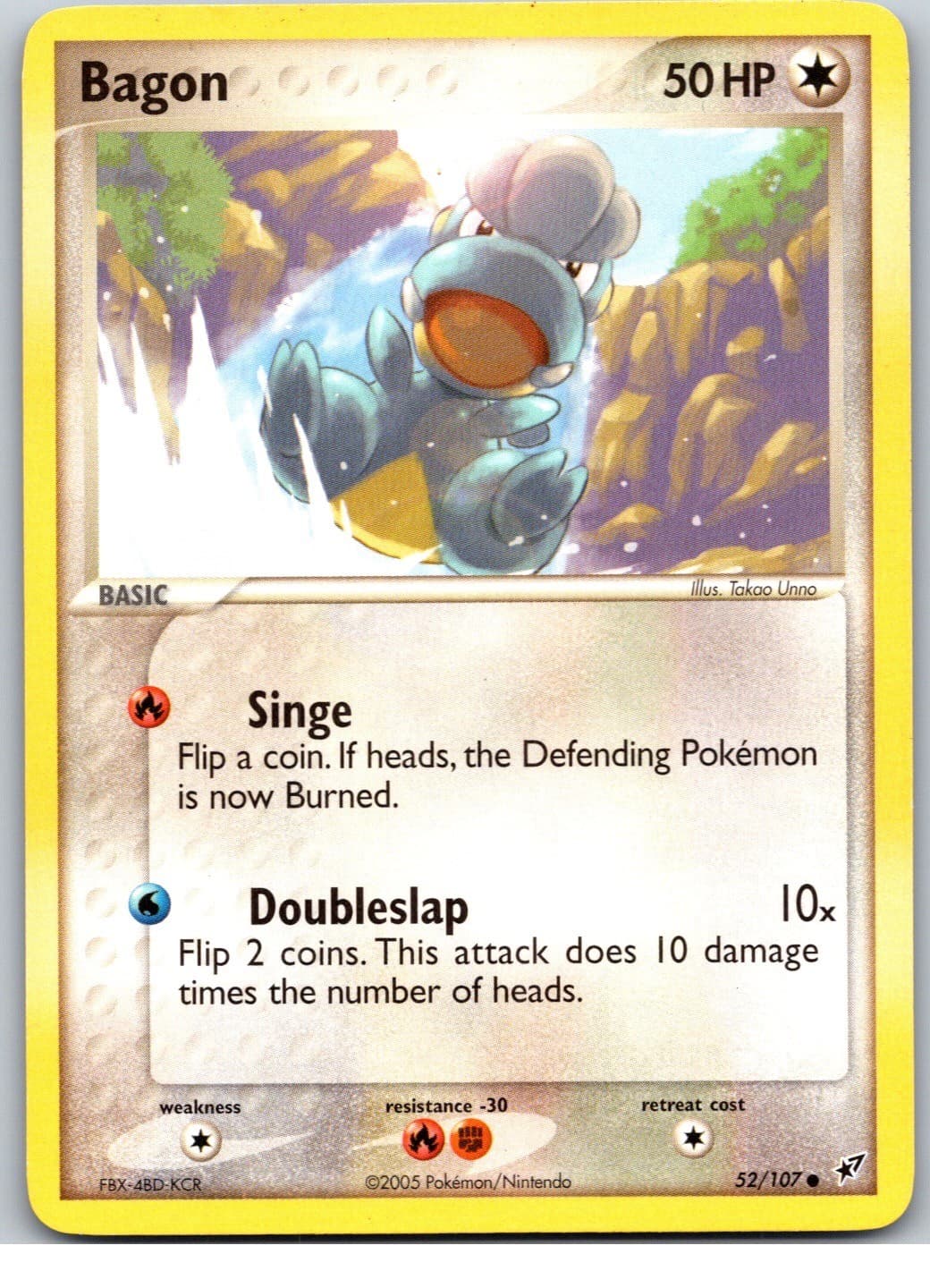 Bagon 52/107 Deoxys Pokemon LP