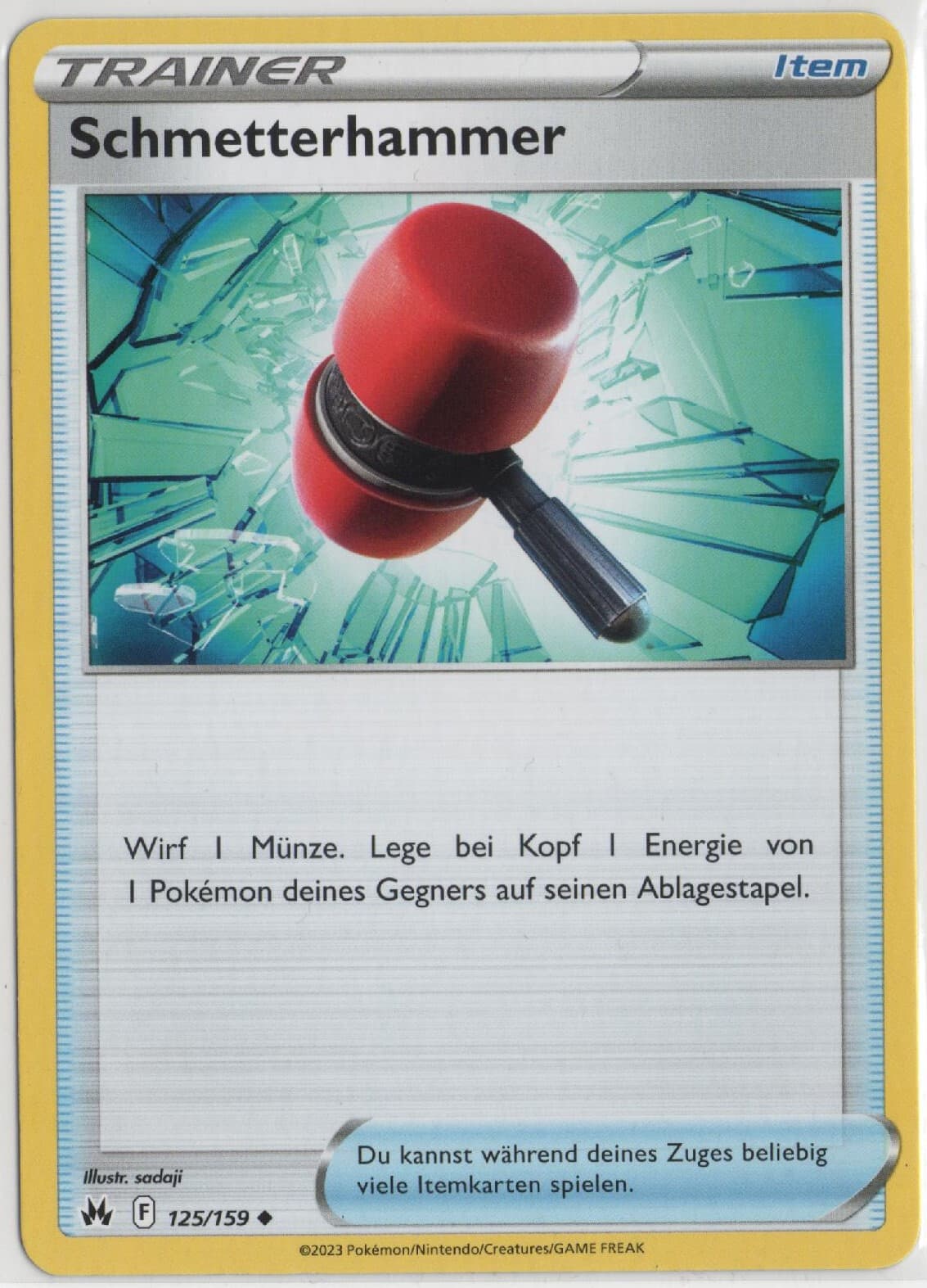 SWSH 12,5 - Zenit der Könige (TCG)/Deutsch - Schmetterhammer - 125/159 ♦