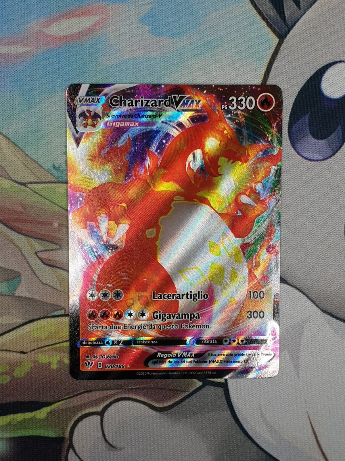 Pokemon Charizard VMAX 20/189 Full Art Holo Fiamme Oscure Ita Near Mint/Mint