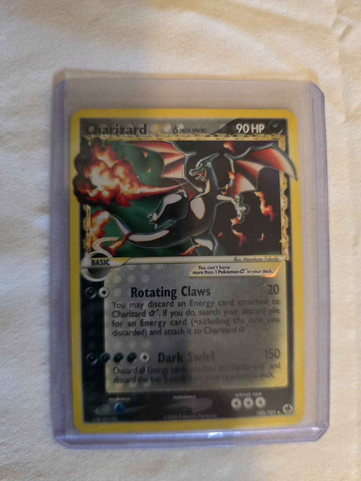 Charizard Star (Delta Species) 100/101 EX Dragon Frontiers Holo