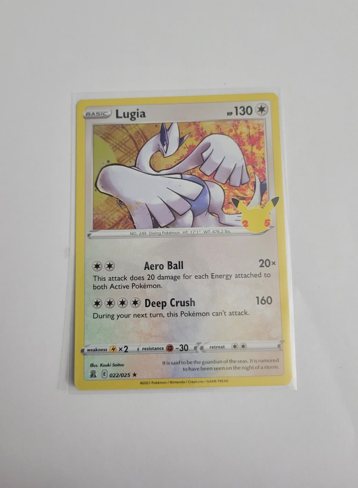 Pokemon Celebrations Lugia 22/25 Holo Rare NM