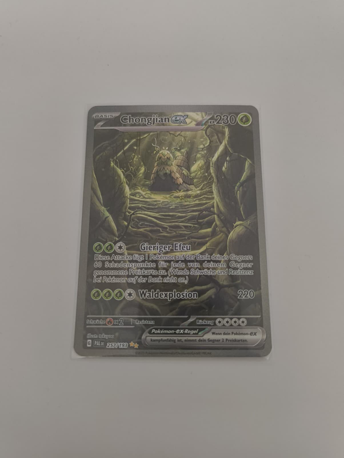 Chongjian ex | 257/193 | Paldea Evolved | German/Deutsch | NM