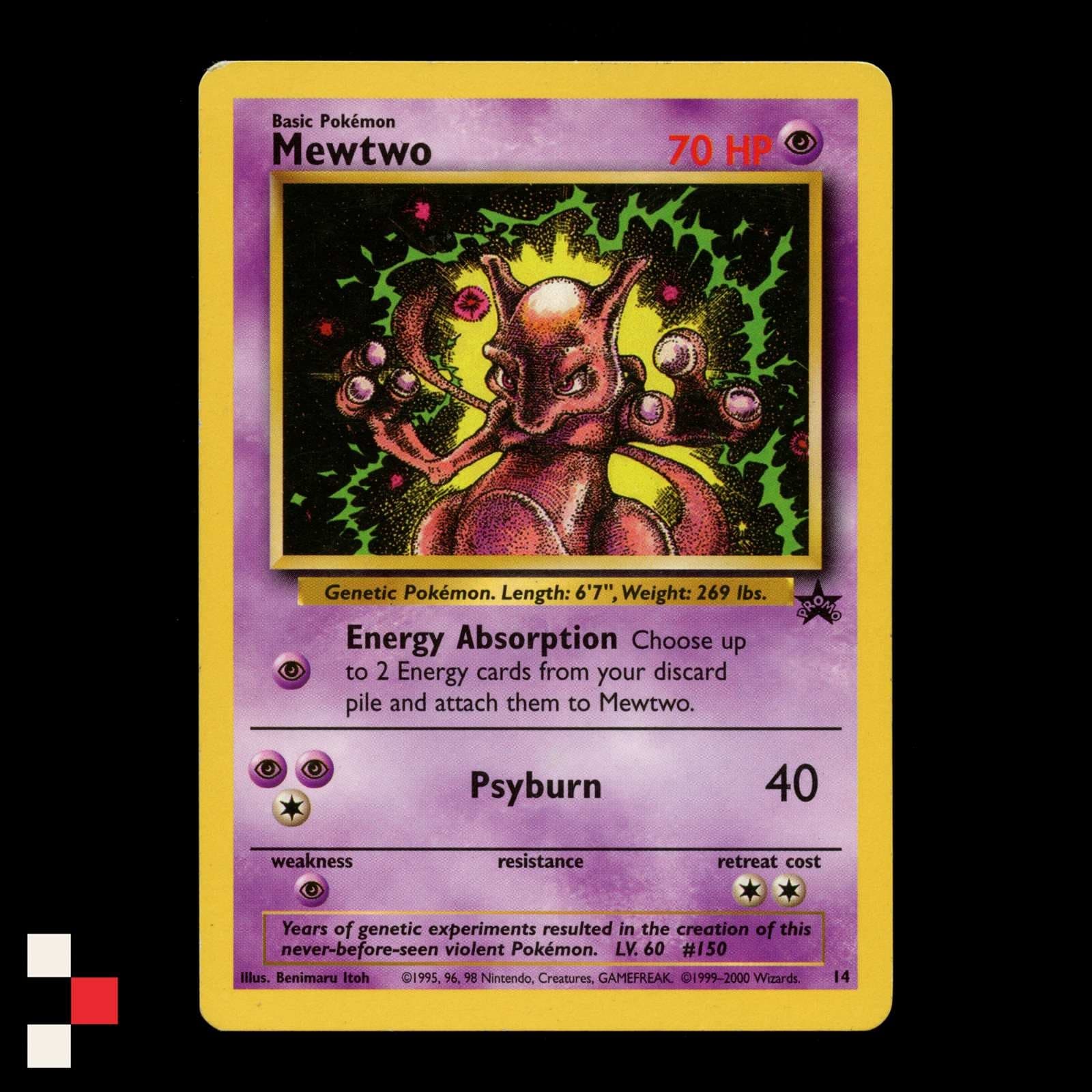 Mewtwo 14/053 Pokemon Wizards Black Star Promos MP
