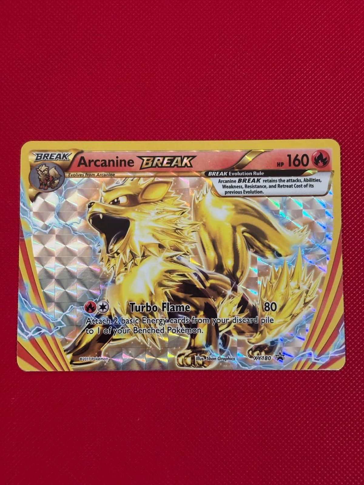 POKEMON! Arcanine BREAK - XY180 - XY Promos - LP