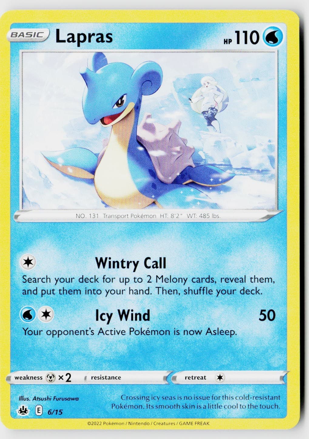 Lapras 006/015 Promo McDonald's Promos 2022 Pokemon Near Mint
