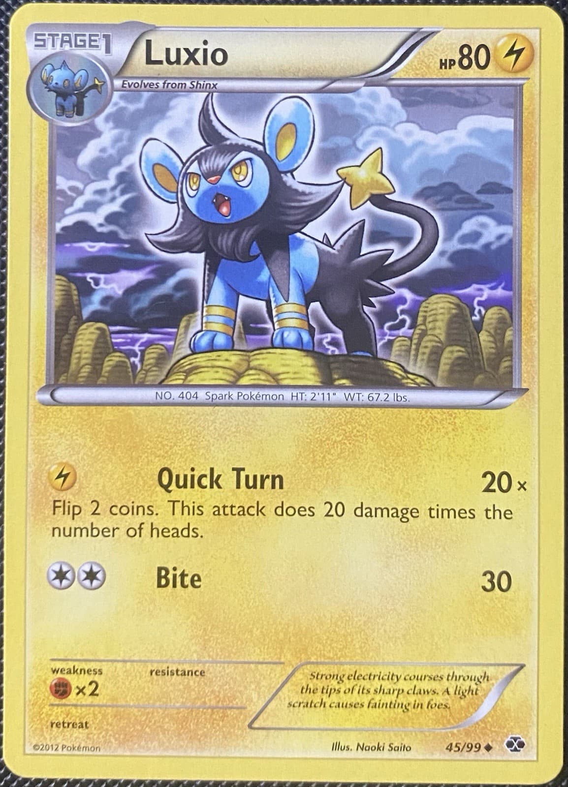 Luxio 45/99 Next Destinies Regular - Pokémon