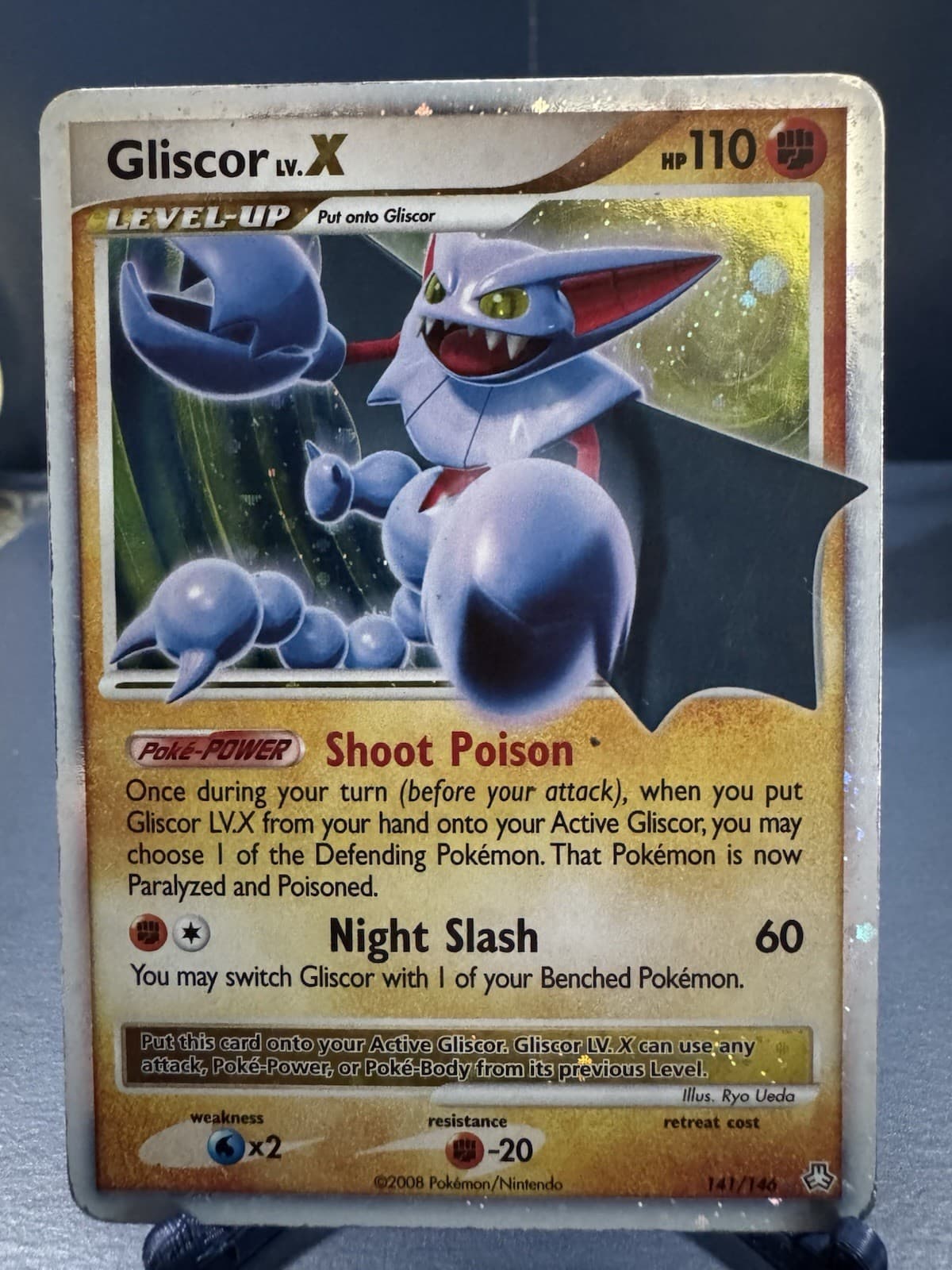 Gliscor LV x 141/146 Legends Awakened Holo Pokémon TCG MP