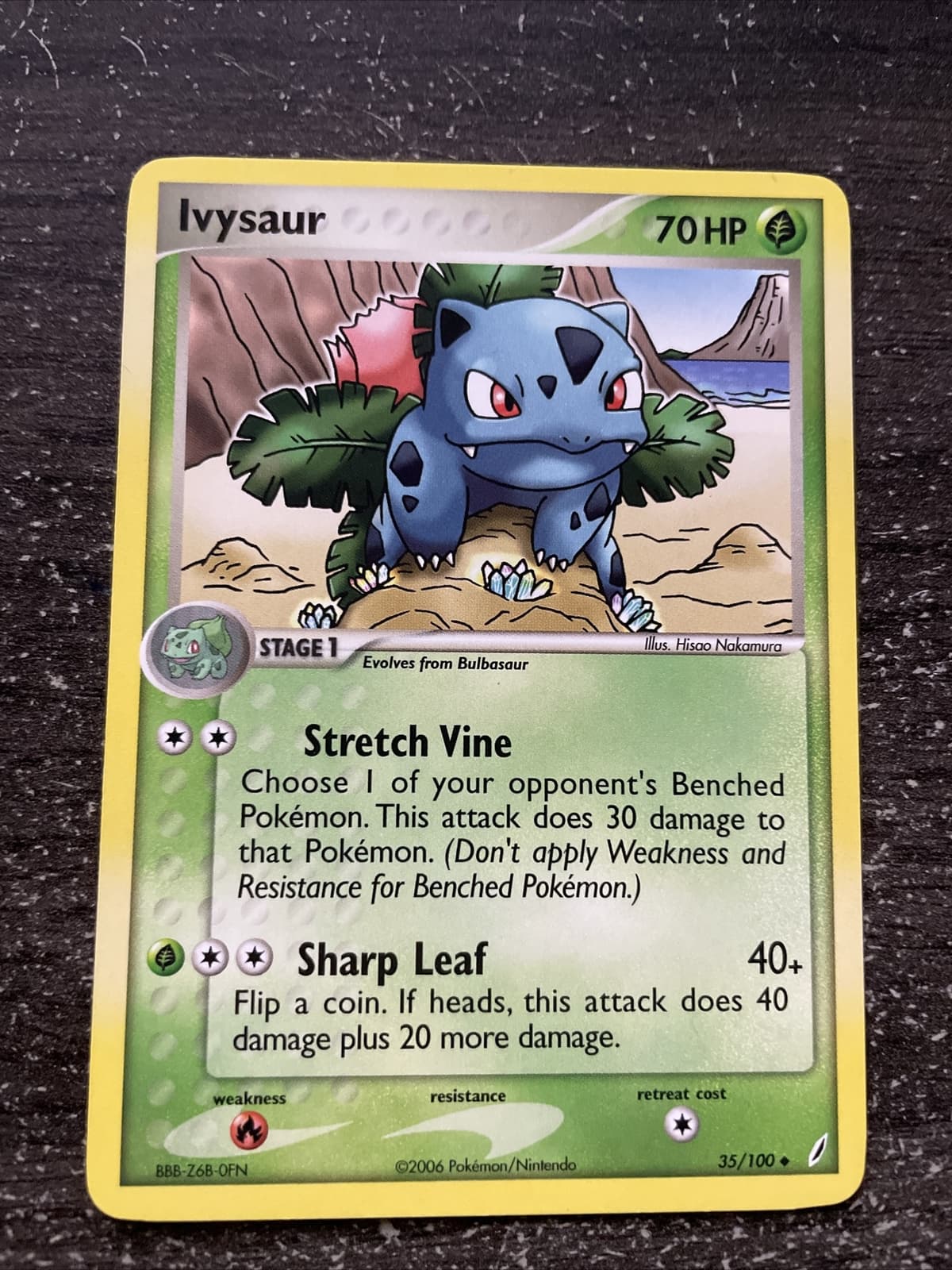 HERBIZARRE (IVYSAUR) COM - POKÉMON 35/100 EX GARDIENS DE CRISTAL NEUF/MINT