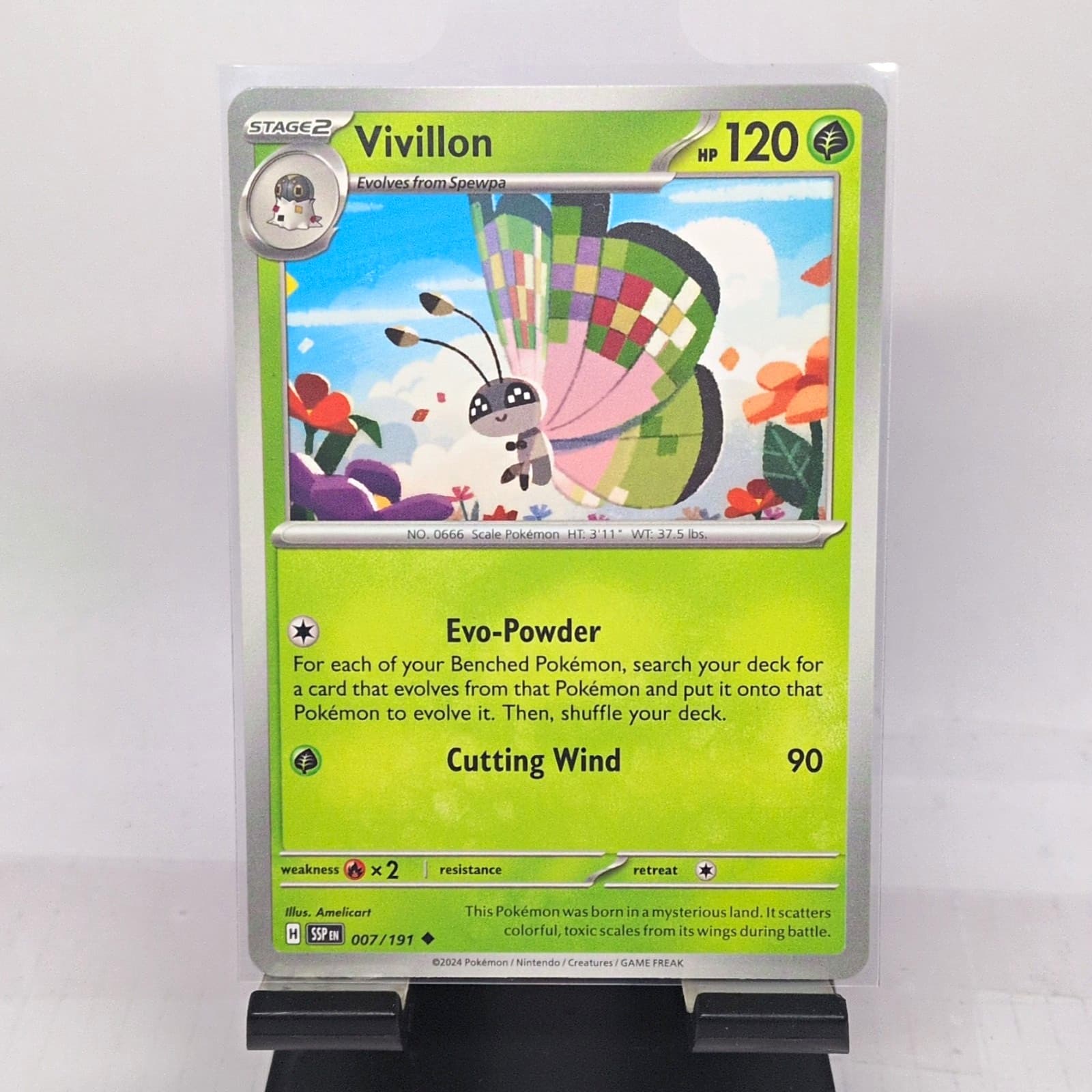 The Pokemon Company TCG Vivillon 007/191 Surging Sparks EN