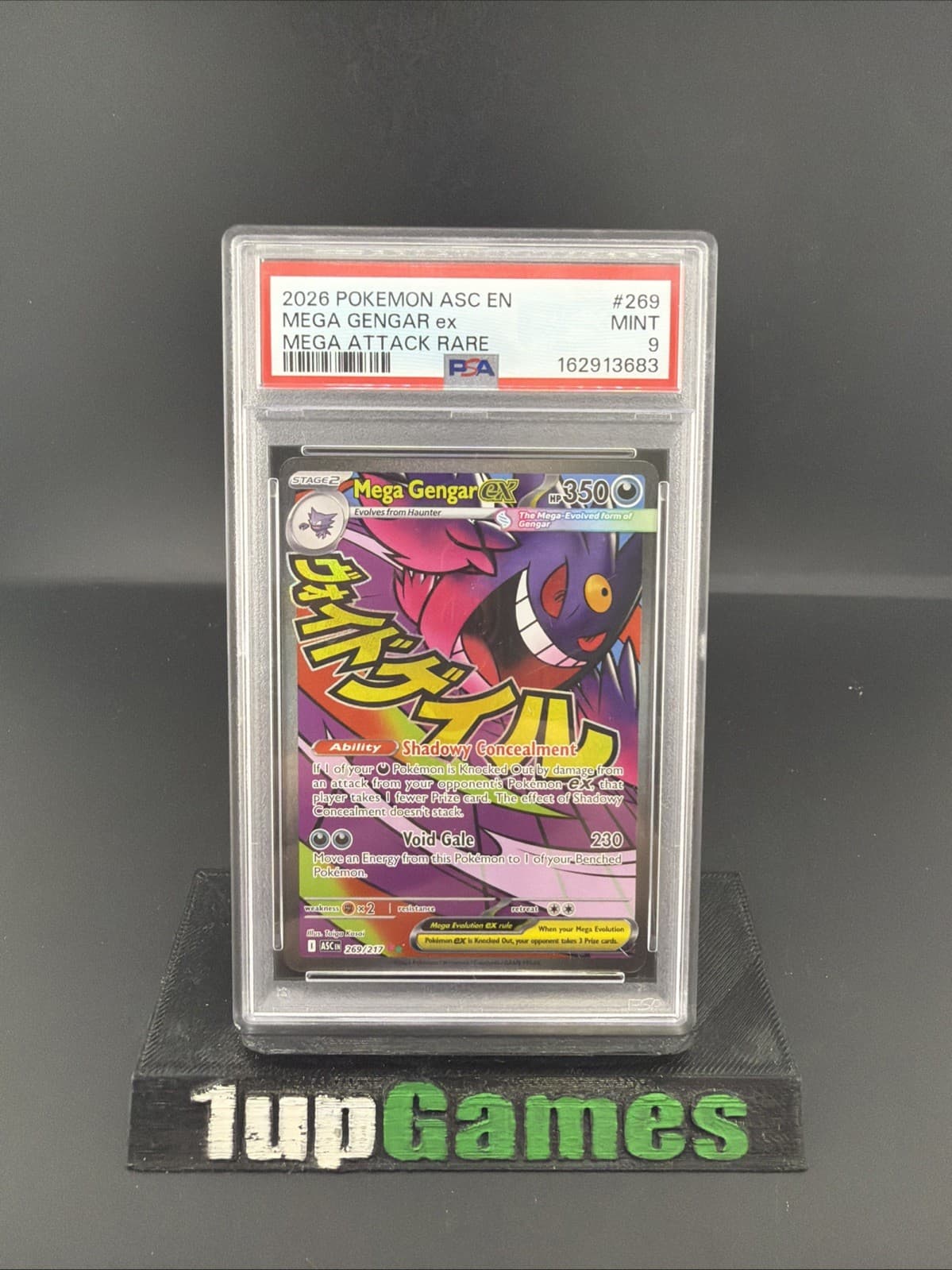 The Pokemon Company Mega Gengar Ex Holo 269/217 PSA 9 Graded