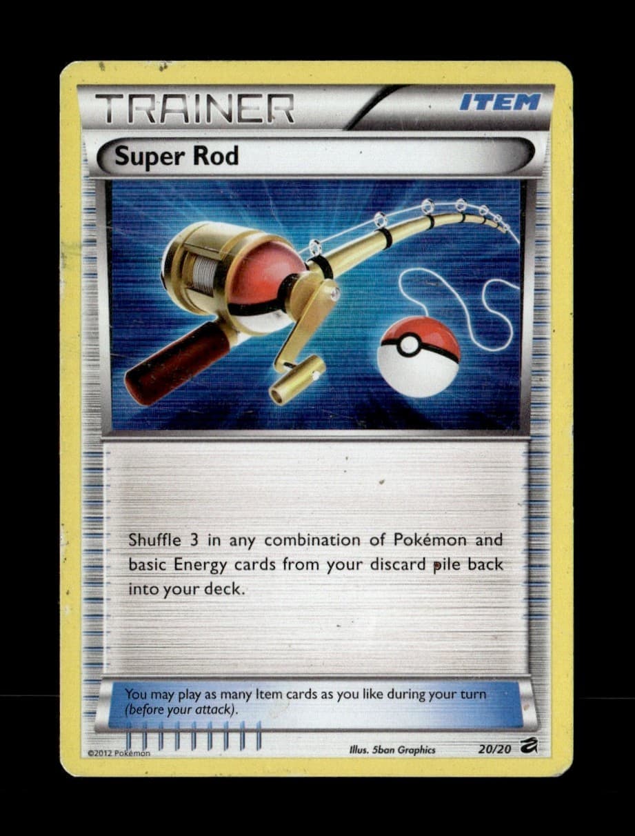 Super Rod 20/20 Dragon Vault Holo Rare Pokemon TCG LP