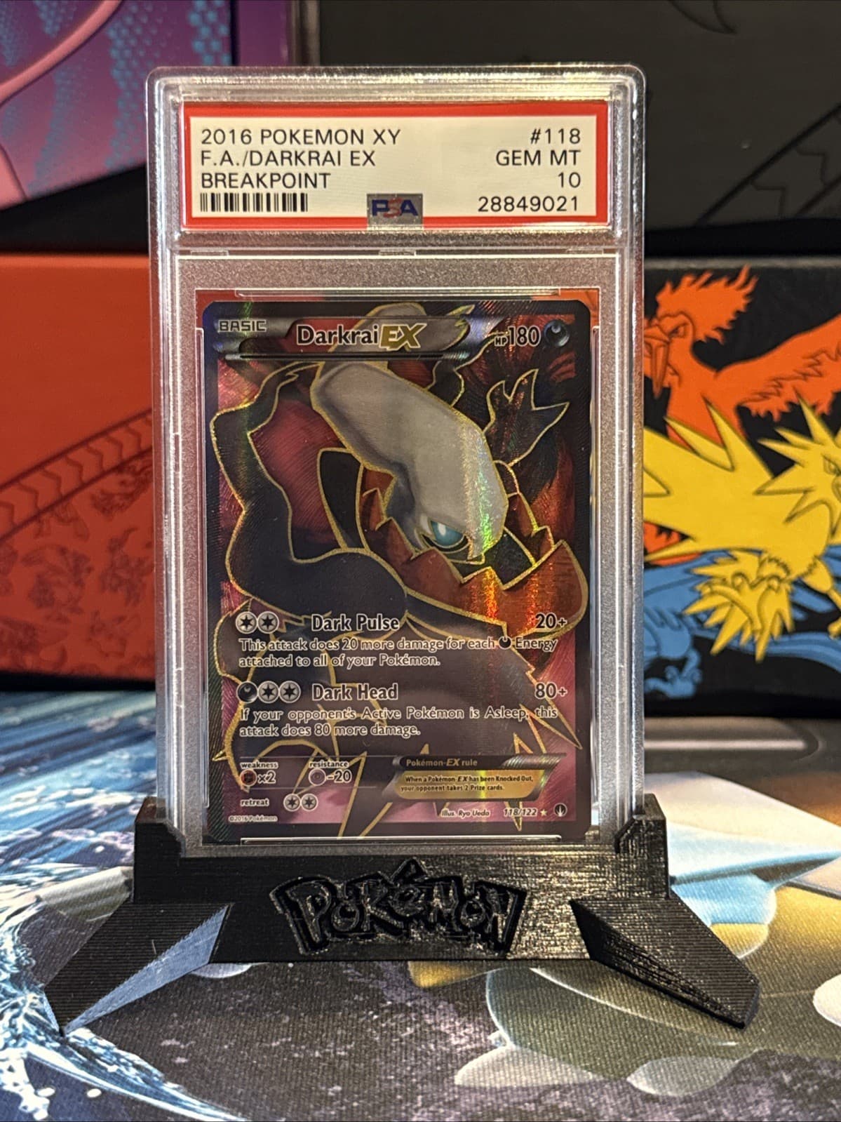 Pokemon Darkrai EX Breakpoint 118/122 PSA 10 Gem Mint