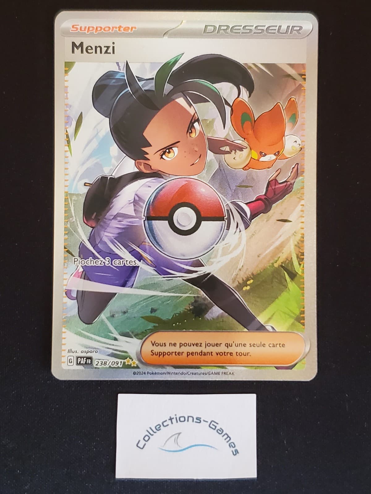 Carte Pokémon Menzi 238/091 - Secrète - EV Destinées de Paldea - FR