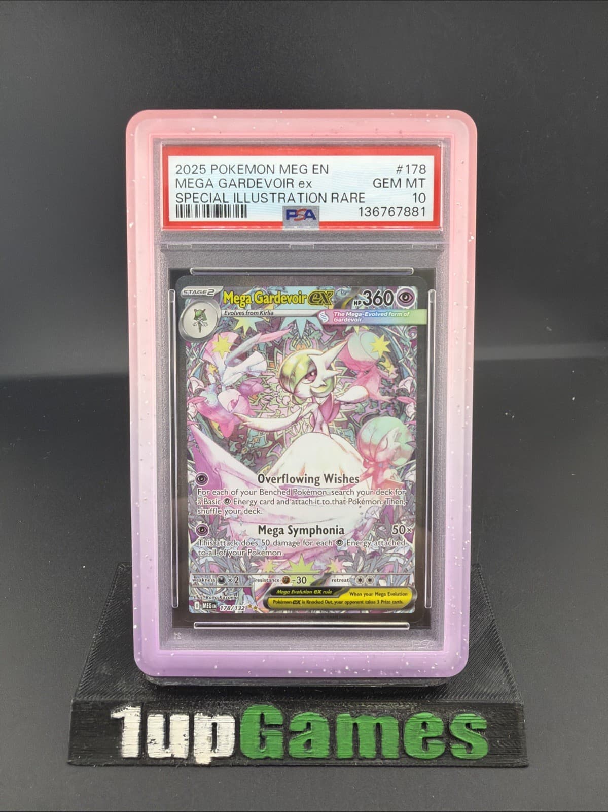 PSA 10 Pokemon TCG Mega Gardevoir ex SIR Holo English ME01 178/132