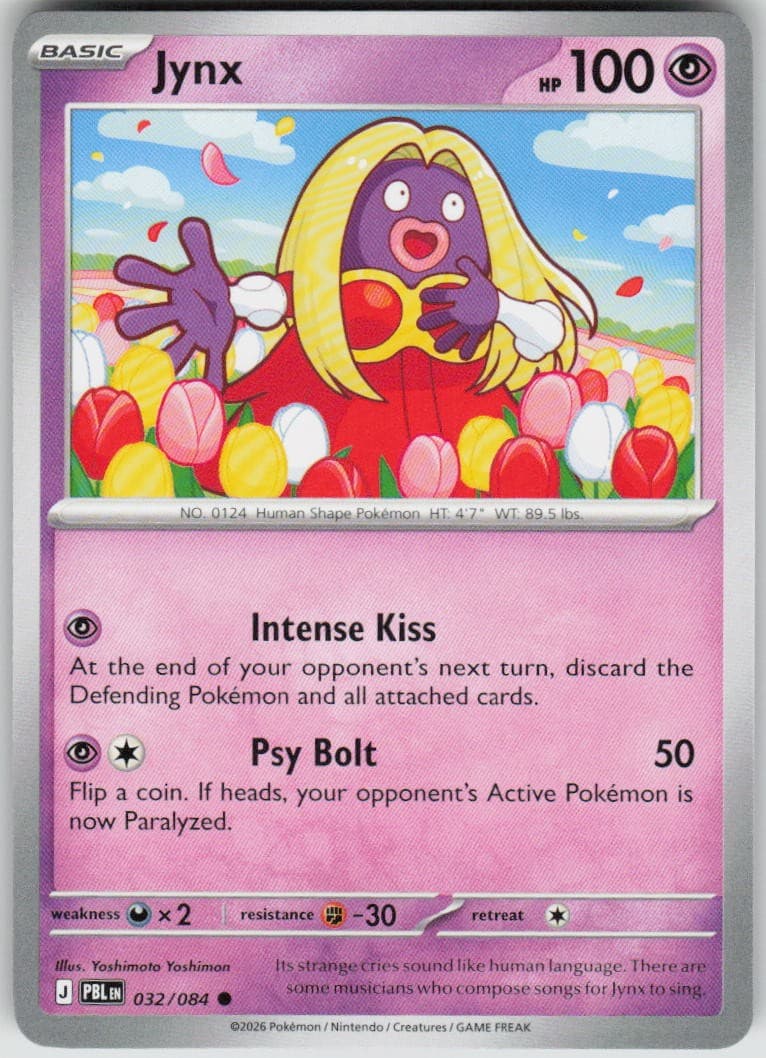 Jynx 032/084 Common Pitch Black Pokemon Near Mint