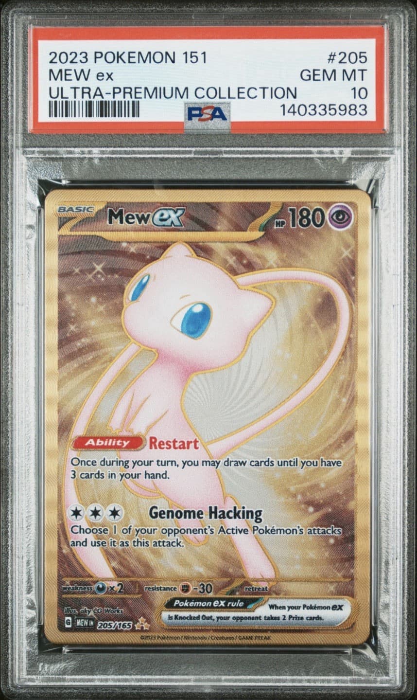 2023 POKEMON 151 ULTRA-PREMIUM COLLECTION #205 MEW EX PSA 10