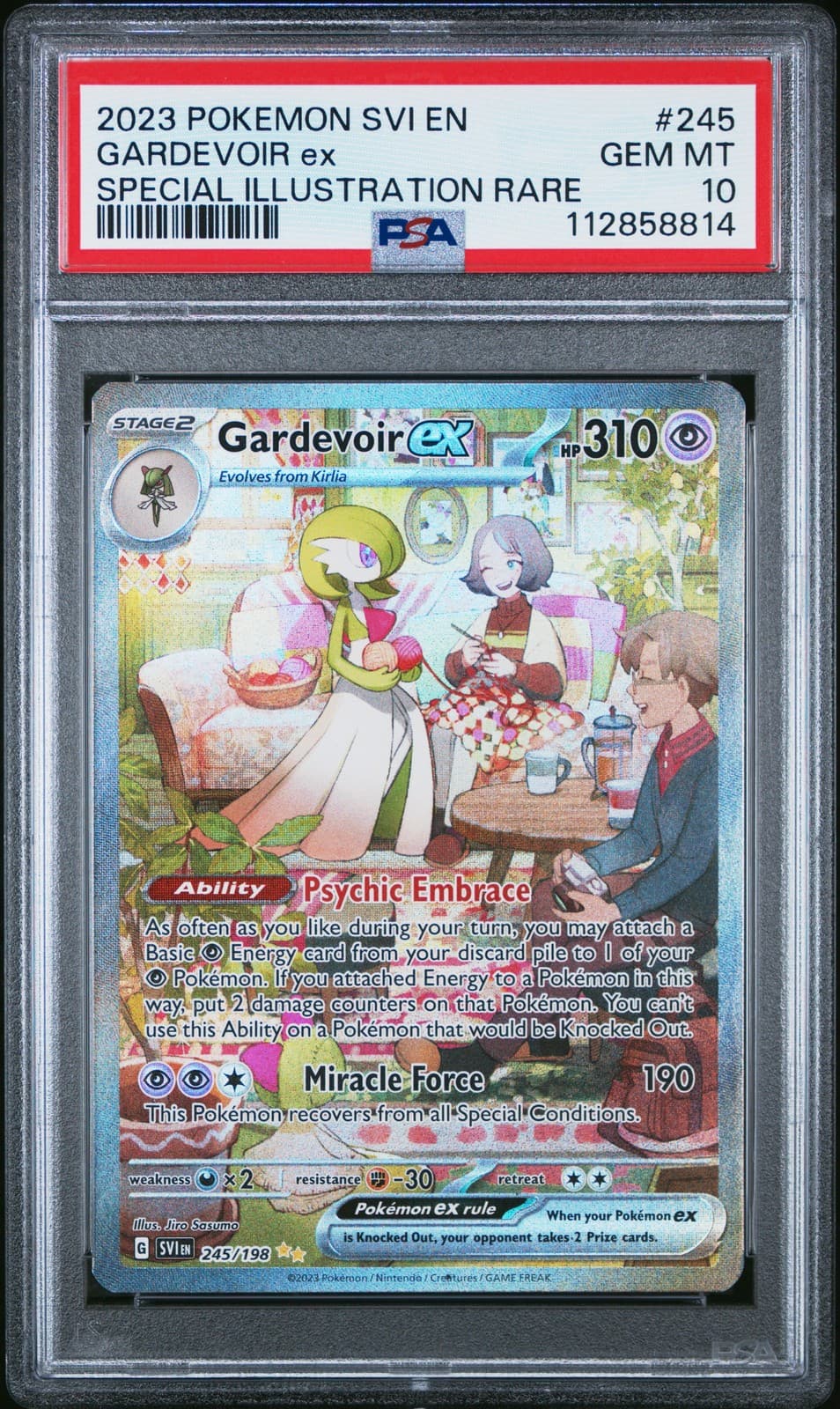 2023 POKEMON SVI EN-SCARLET & VIOLET #245 GARDEVOIR EX PSA 10