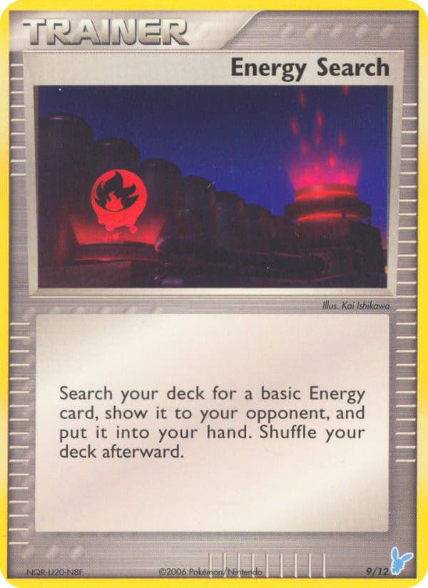 Energy Search 9/12 EX Trainer Kit 2 Minun Pokemon Lightly Played