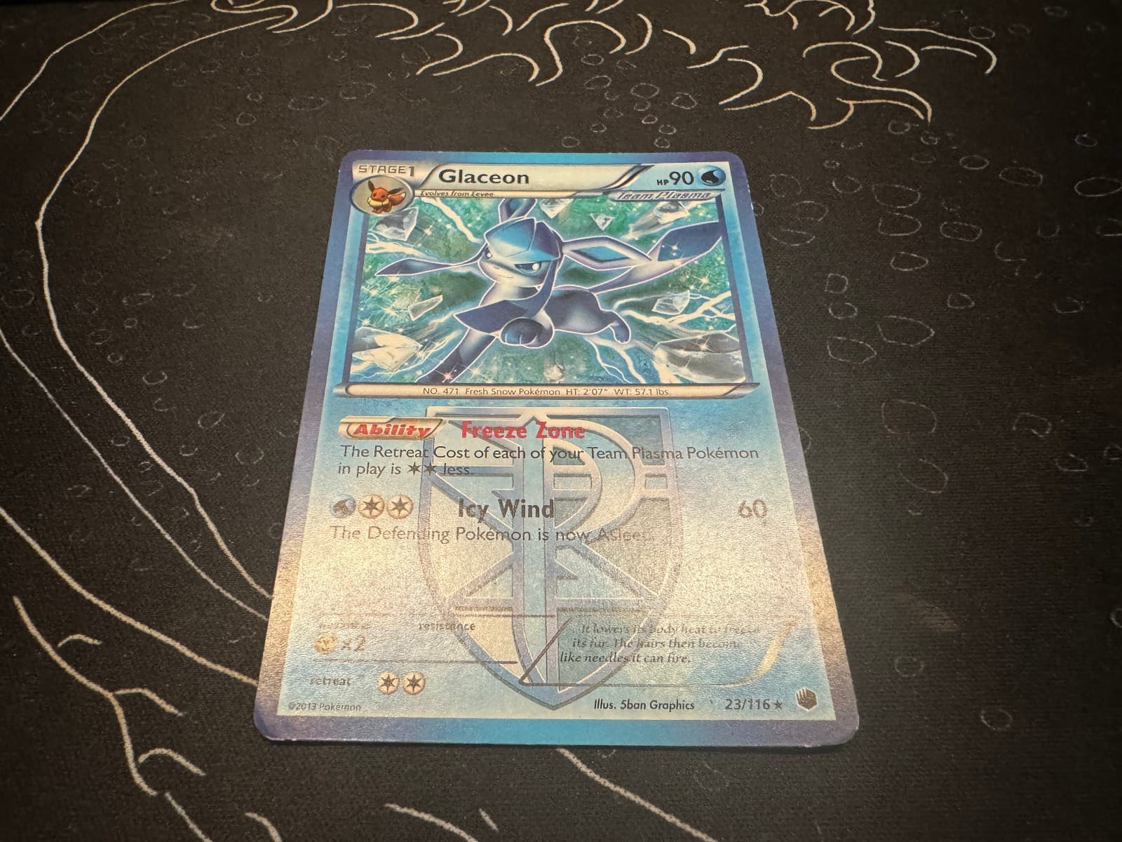 Pokemon TCG Glaceon Plasma Freeze 23/116