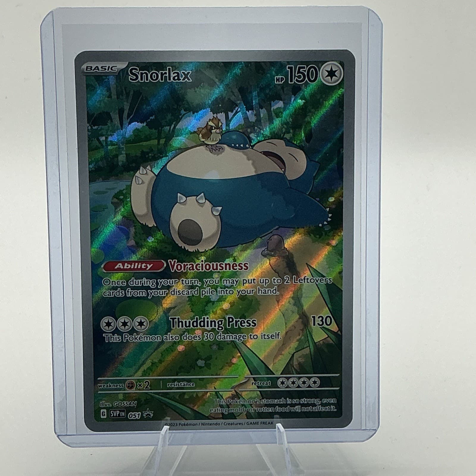 Snorlax 051 Sv: Scarlet & Violet Promo Cards Holo