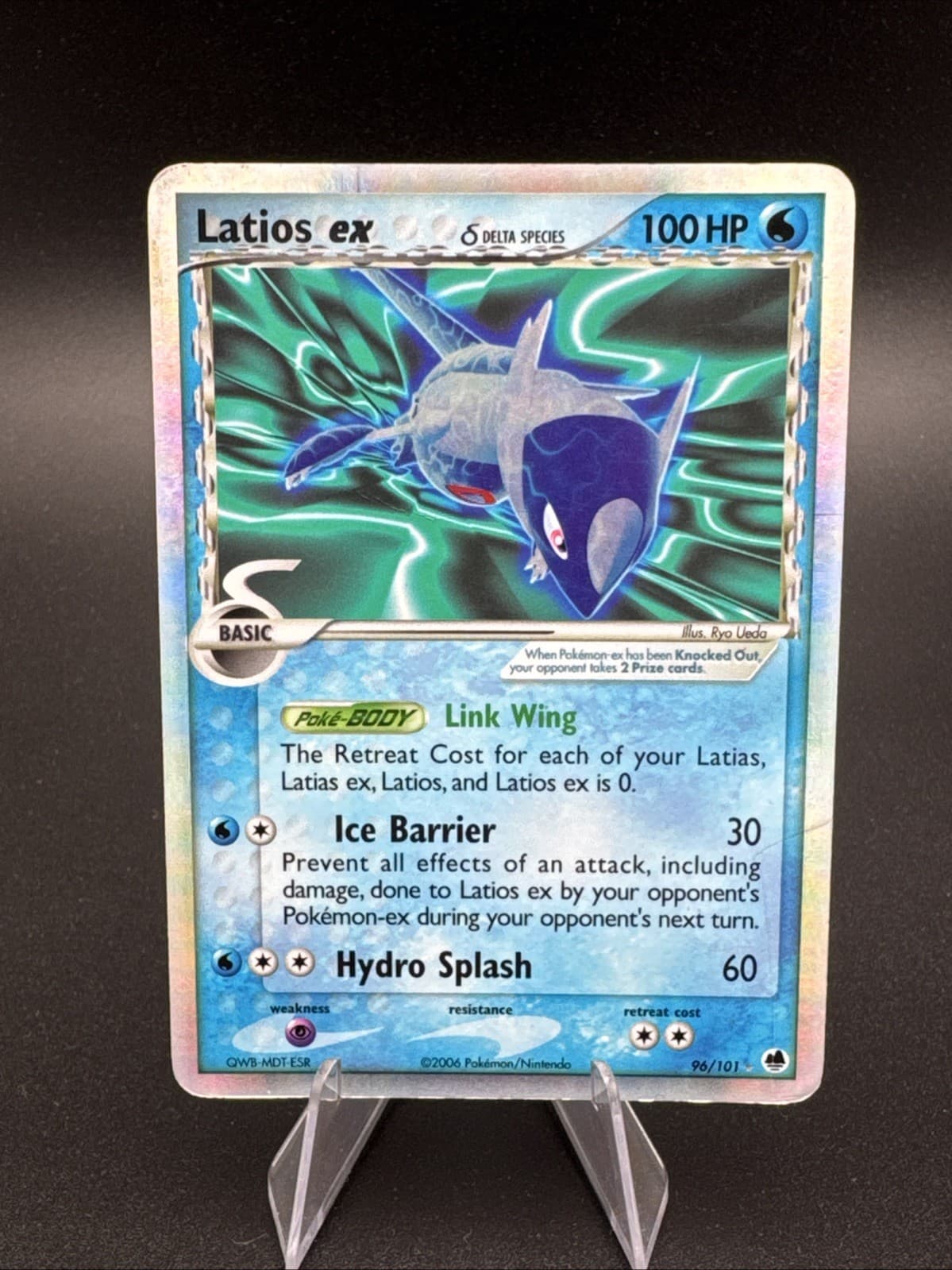 Latios ex 96/101 Delta Species EX Dragon Frontiers 2006 Holo Rare Pokémon