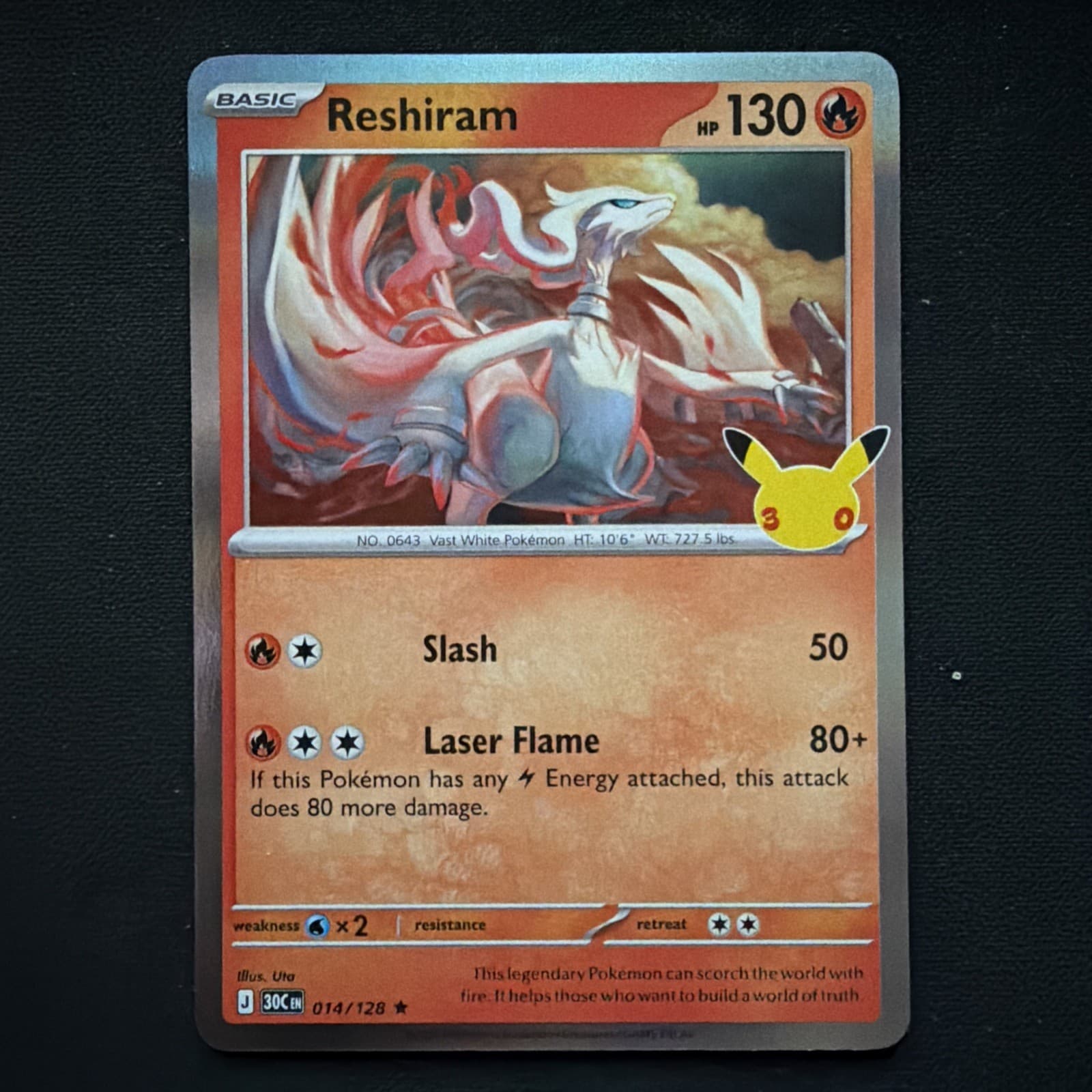 Reshiram - 2026 Pokemon 30th Celebration 14/128