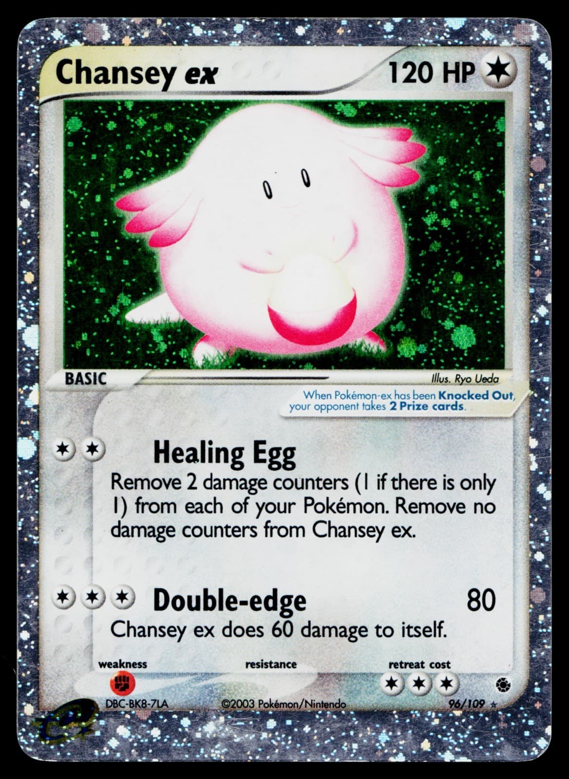 Chansey ex 96/109 Holo | EX Ruby and Sapphire Ultra Rare - MP