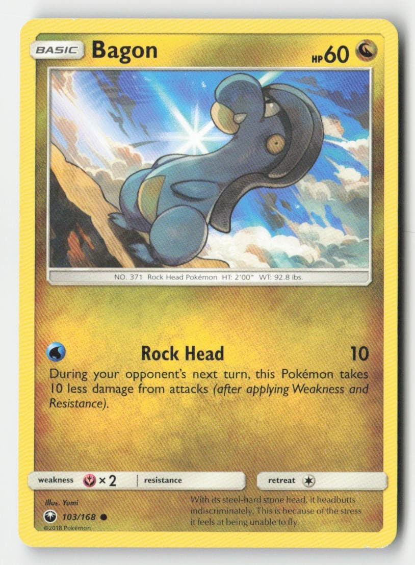 Bagon 103/168 Common Celestial Storm Pokemon Lightly Played