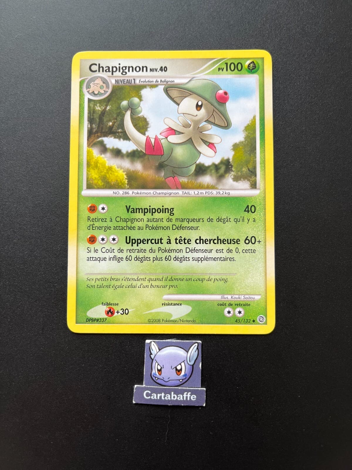 Carte Pokémon Chapignon 45/132 Unco DP Merveilles Secrètes NM PROCHE NEUF
