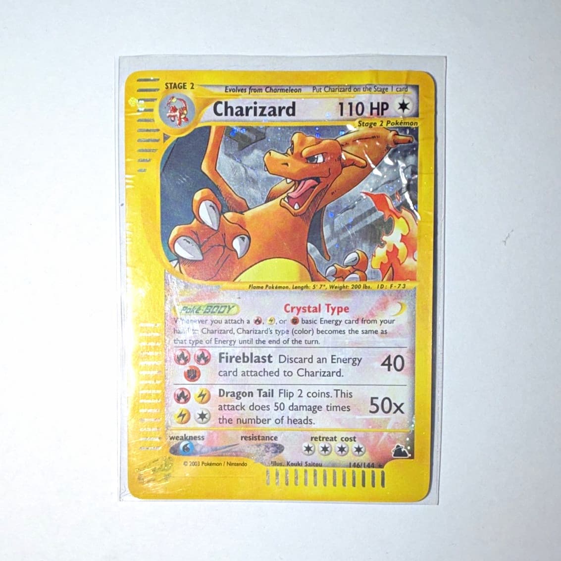 Pokémon TCG Charizard Skyridge 146/144 Secret Rare Holo 110HP