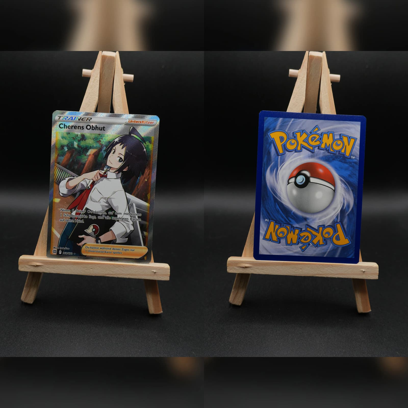 Cherens Obhut BRS 168 Strahlende Sterne Pokémon Karte Deutsch Near Mint