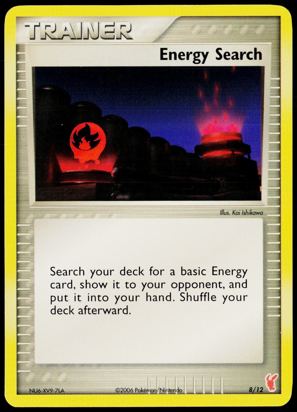 Energy Search 8/12 EX Trainer Kit 2 Plusle Pokemon Lightly Played
