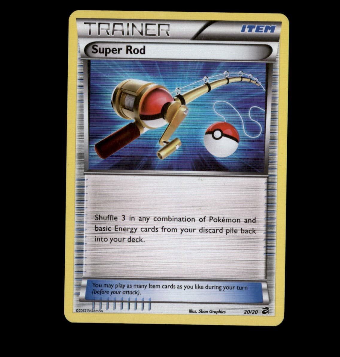 Super Rod 20/20 Holo Rare Dragon Vault Pokemon Lightly Played