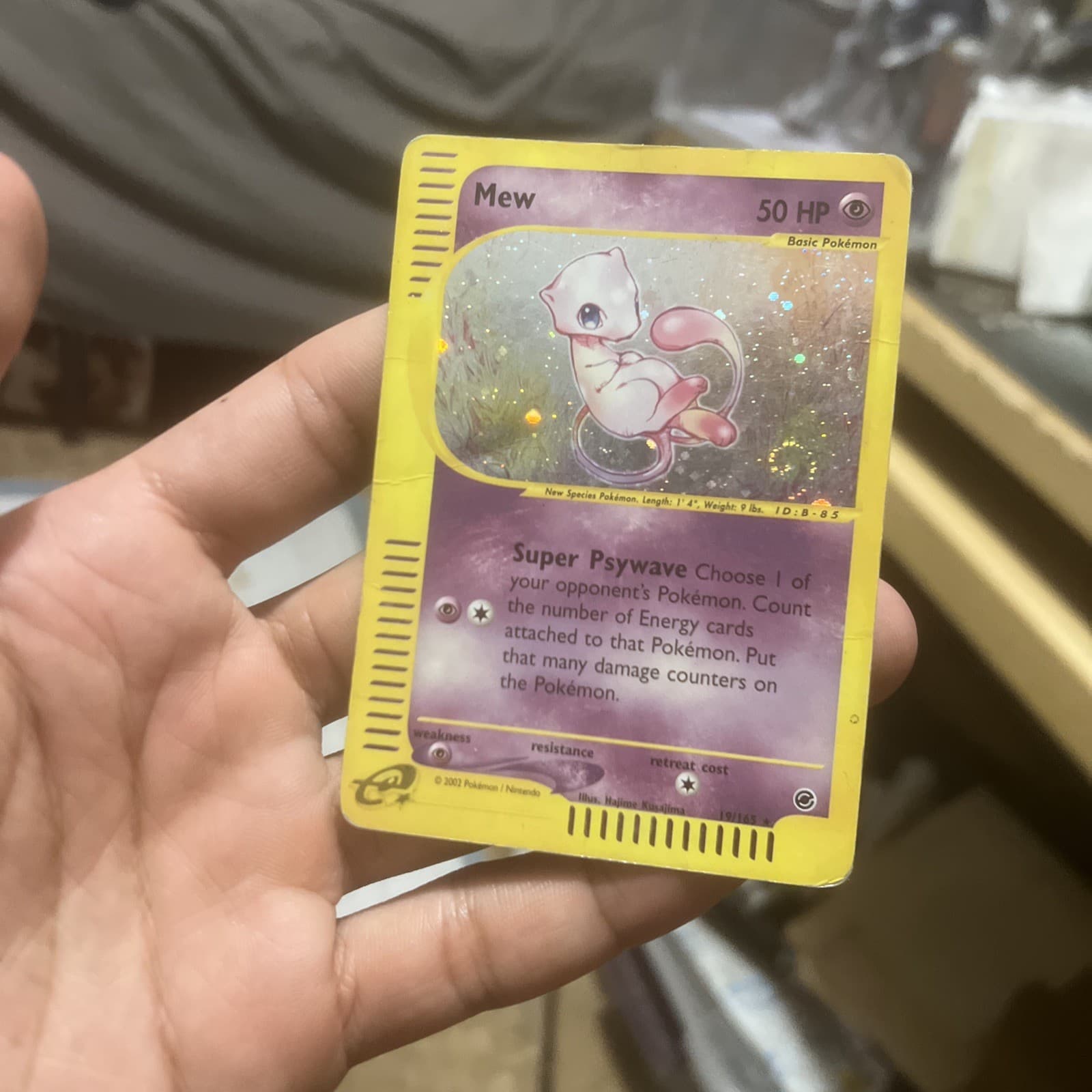 Mew 19/165 Holo Rare Expedition Base Set Pokemon HP